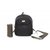 Mochila Maternal Goldie Negra | GLOBBA - comprar online