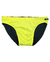 SUNGA SLIM DUPLA FACE MEL, AMARELO NEON / PRETO