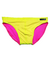 SUNGA SLIM DUPLA FACE, AMARELO NEON / PINK