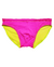 SUNGA SLIM DUPLA FACE, AMARELO NEON / PINK na internet