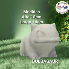 PIEZA CEMENTO 025 BULBASAUR 16X10 - 3 CUOTAS SIN INTERES - DESCUENTOS POR PAGO EFECTIVO, DEBITO Y CREDITO EN UN PAGO