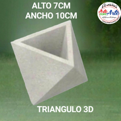 PIEZA CEMENTO 036 TRIANGULO 3D 10X7 - 3 CUOTAS SIN INTERES - DESCUENTOS POR PAGO EFECTIVO, DEBITO Y CREDITO EN UN PAGO