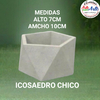 PIEZA CEMENTO 037 ICOSAEDRO CHICO 10X7 - 3 CUOTAS SIN INTERES - DESCUENTOS POR PAGO EFECTIVO, DEBITO Y CREDITO EN UN PAGO