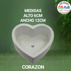 PIEZA CEMENTO 071 CORAZON 12X6CM - 3 CUOTAS SIN INTERES - DESCUENTOS POR PAGO EFECTIVO, DEBITO Y CREDITO EN UN PAGO