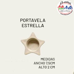 PIEZA CEMENTO 079 PORTAVELA ESTRELLA (7.5X2) - 3 CUOTAS SIN INTERES - DESCUENTOS POR PAGO EFECTIVO, DEBITO Y CREDITO EN UN PAGO