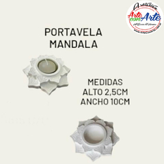 PIEZA CEMENTO 093 PORTA VELA MANDALA - 3 CUOTAS SIN INTERES - DESCUENTOS POR PAGO EFECTIVO, DEBITO Y CREDITO EN UN PAGO