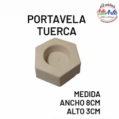 PIEZA CEMENTO 104 PORTA VELA TUERCA - 3 CUOTAS SIN INTERES - DESCUENTOS POR PAGO EFECTIVO, DEBITO Y CREDITO EN UN PAGO