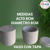 PIEZA CEMENTO 125 VASO CON TAPA (8X8) - 3 CUOTAS SIN INTERES - DESCUENTOS POR PAGO EFECTIVO, DEBITO Y CREDITO EN UN PAGO