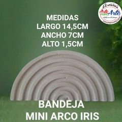 PIEZA CEMENTO 126 MINI BANDEJA ARCO IRIS - 3 CUOTAS SIN INTERES - DESCUENTOS POR PAGO EFECTIVO, DEBITO Y CREDITO EN UN PAGO