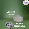 PIEZA CEMENTO 129 PLATO ONDULADO(14CM) - 3 CUOTAS SIN INTERES - DESCUENTOS POR PAGO EFECTIVO, DEBITO Y CREDITO EN UN PAGO