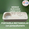 PIEZA CEMENTO 130 PORTAVELA RECTANGULAR (12X4,3X2,5) - 3 CUOTAS SIN INTERES - DESCUENTOS POR PAGO EFECTIVO, DEBITO Y CREDITO EN UN PAGO