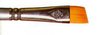 Pinceles Casan Serie 988 No 12 Toray dorado, angular, mango corto gris metalizado. - comprar online