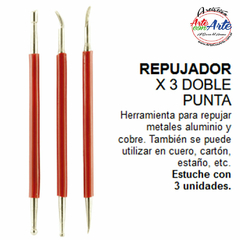 REPUJADOR AD X 3 UNID. DOBLE PUNTA 235 --- 3 CUOTAS SIN INTERES - DESCUENTOS POR PAGO EFECTIVO, DEBITO Y CREDITO EN UN PAGO