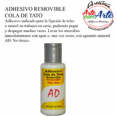 AD ADHESIVO REMOVIBLE COLA DE TATO 50 ML --- 3 CUOTAS SIN INTERES - DESCUENTOS POR PAGO EFECTIVO, DEBITO Y CREDITO EN UN PAGO