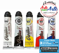 ACRILICOS PROFESIONAL ALBA 18 ml G 4 - VER CARTA COLORES - PRECIO OFERTA 3 CUOTAS SIN INTERES - DESCUENTOS PAGO EFECTIVO - 3 CUOTAS SIN INTERES - DESCUENTOS POR PAGO EFECTIVO, DEBITO Y CREDITO EN UN PAGO