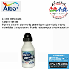 EFECTO ESMERILADO ALBA 100 ML - PRECIO UNITARIO - 3 CUOTAS SIN INTERES - DESCUENTOS POR PAGO EFECTIVO, DEBITO Y CREDITO EN UN PAGO