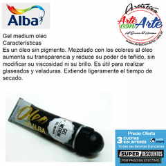 GEL MEDIUM OLEO ALBA 60 CC - VER CARTA COLORES - PRECIO UNITARIO - 3 CUOTAS SIN INTERES - DESCUENTOS POR PAGO EFECTIVO, DEBITO Y CREDITO EN UN PAGO