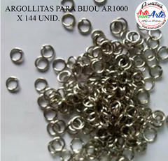 ARGOLLITAS PARA BIJOU AR1000 X 144 UNID. - 3 CUOTAS SIN INTERES - DESCUENTOS POR PAGO EFECTIVO, DEBITO Y CREDITO EN UN PAGO