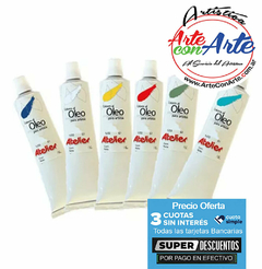 OLEOS PROFESIONAL ATELIER 60cc G1 - VER CARTA COLORES - PRECIO OFERTA 3 CUOTAS SIN INTERES - DESCUENTOS PAGO EFECTIVO - 3 CUOTAS SIN INTERES - DESCUENTOS POR PAGO EFECTIVO, DEBITO Y CREDITO EN UN PAGO