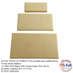 BASE RECTANG FF 9 mm No2 10,5X20 CM - 3 CUOTAS SIN INTERES - DESCUENTOS POR PAGO EFECTIVO, DEBITO Y CREDITO EN UN PAGO