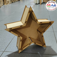 CAJA ESTRELLA SIN TAPA 25CM X 7,5 CM - 3 CUOTAS SIN INTERES - DESCUENTOS POR PAGO EFECTIVO, DEBITO Y CREDITO EN UN PAGO