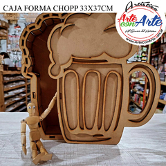 CAJA FORMA CHOPP 33X37CM - 3 CUOTAS SIN INTERES - DESCUENTOS POR PAGO EFECTIVO, DEBITO Y CREDITO EN UN PAGO