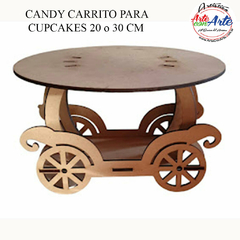 CANDY CARRITO CUPCAKES 20CM C-LASER - 3 CUOTAS SIN INTERES - DESCUENTOS POR PAGO EFECTIVO, DEBITO Y CREDITO EN UN PAGO