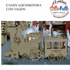 CANDY TREN LOCOMOTORA + 1 VAGON C-LASER - 3 CUOTAS SIN INTERES - DESCUENTOS POR PAGO EFECTIVO, DEBITO Y CREDITO EN UN PAGO