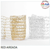 CINTA RED AEREADA METALIZADA 80 MM X 10 MTS - CORDON DE ORO - 3 CUOTAS SIN INTERES - DESCUENTOS POR PAGO EFECTIVO, DEBITO Y CREDITO EN UN PAGO