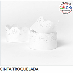 CINTA TROQUELADA BLANCA 30 MM X10MTS - CORDON DE ORO - 3 CUOTAS SIN INTERES - DESCUENTOS POR PAGO EFECTIVO, DEBITO Y CREDITO EN UN PAGO