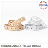 CINTA TROQUELADA ESTRELLA DELUXE 10MM X10MTS - CORDON DE ORO - 3 CUOTAS SIN INTERES - DESCUENTOS POR PAGO EFECTIVO, DEBITO Y CREDITO EN UN PAGO