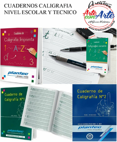 CUADERNO CALIGRAFIA PLANTEC NIVEL TECNICO Y ESCOLAR - PRECIO UNITARIO - 3 CUOTAS SIN INTERES - DESCUENTOS POR PAGO EFECTIVO, DEBITO Y CREDITO EN UN PAGO