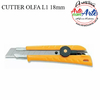 CUTTER OLFA L1 18mm - 3 CUOTAS SIN INTERES - DESCUENTOS POR PAGO EFECTIVO, DEBITO Y CREDITO EN UN PAGO