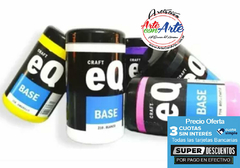 BASES ACRILICA EQ ART & CRAFT 400 CC x unidad - ver carta colores - PRECIO OFERTA 3 CUOTAS SIN INTERES - SUPER DESCUENTOS POR PAGO EFECTIVO - 3 CUOTAS SIN INTERES - DESCUENTOS POR PAGO EFECTIVO, DEBITO Y CREDITO EN UN PAGO