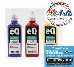 DIMENSIONAL BRILLANTE EQ ARTE 40 ML - VER CARTA DE COLORES - PRECIO OFERTA 3 CUOTAS SIN INTERES - DESCUENTOS PAGO EFECTIVO - 3 CUOTAS SIN INTERES - DESCUENTOS POR PAGO EFECTIVO, DEBITO Y CREDITO EN UN PAGO