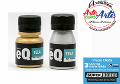 PINTURA TELA METAL EQ ART & CRAFT 37 ML -VER CARTA DE COLORES - PRECIO UNITARIO 3 CUOTAS SIN INTERES - DESCUENTOS POR PAGO EFECTIVO, DEBITO Y CREDITO EN UN PAGO