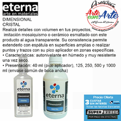 DIMENSIONAL RIGIDO CRISTAL ETERNA 125ML - PRECIO UNITARIO - 3 CUOTAS SIN INTERES - DESCUENTOS POR PAGO EFECTIVO, DEBITO Y CREDITO EN UN PAGO