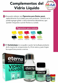 VIDRIO LIQUIDO ETERNA 150ML --- 3 CUOTAS SIN INTERES - DESCUENTOS PAGO EFECTIVO, DEBITO Y CREDITO EN UN PAGO - Arte Con Arte