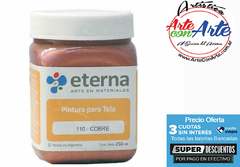 PINTURA TELA METALICA ETERNA 250 ML -VER CARTA DE COLORES - PRECIO UNITARIO 3 CUOTAS SIN INTERES - DESCUENTOS POR PAGO EFECTIVO, DEBITO Y CREDITO EN UN PAGO