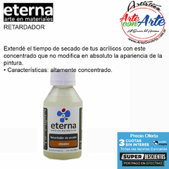 RETARDADOR SECADO ETERNA 50 ML - PRECIO UNITARIO - 3 CUOTAS SIN INTERES - DESCUENTOS POR PAGO EFECTIVO, DEBITO Y CREDITO EN UN PAGO