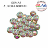 GEMAS ARTIFICIAL REDONDA AURORA BOREAL 18MM AB 50U - 3 CUOTAS SIN INTERES - DESCUENTOS POR PAGO EFECTIVO, DEBITO Y CREDITO EN UN PAGO