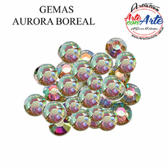 GEMAS ARTIFICIAL REDONDA AURORA BOREAL 18MM AB 50U - 3 CUOTAS SIN INTERES - DESCUENTOS POR PAGO EFECTIVO, DEBITO Y CREDITO EN UN PAGO