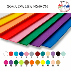 GOMA EVA ESCOLAR LISA 1.7MM ESPESOR 42 X 56 cm - 3 CUOTAS SIN INTERES - DESCUENTOS POR PAGO EFECTIVO, DEBITO Y CREDITO EN UN PAGO