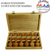 GUBIAS STATIONERY X 6 PCS ESTUCHE MADERA - 3 CUOTAS SIN INTERES - DESCUENTOS POR PAGO EFECTIVO, DEBITO Y CREDITO EN UN PAGO