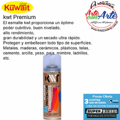 ESMALTE EN AEROSOL KWT PREMIUM KUWAIT 440cc -PRECIO UNITARIO - 3 CUOTAS SIN INTERES - DESCUENTOS POR PAGO EFECTIVO, DEBITO Y CREDITO EN UN PAGO