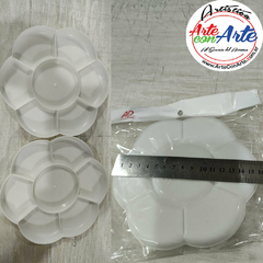 PALETA MEZCLADOR PLASTICO FLOR CON TAPA 16 CM --- 3 CUOTAS SIN INTERES - DESCUENTOS POR PAGO EFECTIVO,