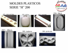 MOLDES PLASTICOS SERIE "H" P200 - 3 CUOTAS SIN INTERES - DESCUENTOS POR PAGO EFECTIVO, DEBITO Y CREDITO EN UN PAGO