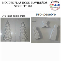 MOLDES PLASTICOS NAVIDAD SERIE "F" P900 - 3 CUOTAS SIN INTERES - DESCUENTOS POR PAGO EFECTIVO, DEBITO Y CREDITO EN UN PAGO