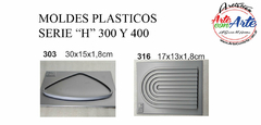 MOLDES PLASTICOS SERIE "H" P300 Y 400 - 3 CUOTAS SIN INTERES - DESCUENTOS POR PAGO EFECTIVO, DEBITO Y CREDITO EN UN PAGO