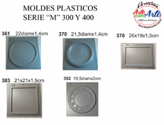 MOLDES PLASTICOS SERIE "M" P300 Y 400 - 3 CUOTAS SIN INTERES - DESCUENTOS POR PAGO EFECTIVO, DEBITO Y CREDITO EN UN PAGO